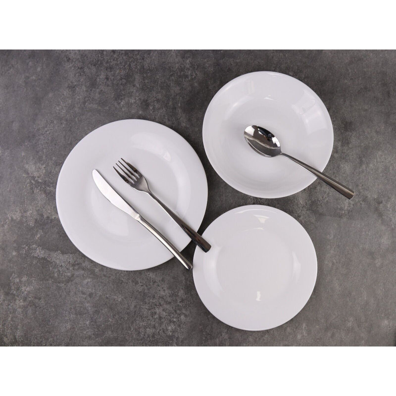 Naydenka Glass Dinnerware Set 12 Piece - Service for 4