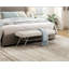 Banc contemporain tapissier Beige