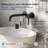 Wall Mounted Bathroom Faucet, Single-handle Bathroom Sink Faucet with Drain Assembly-125423834
