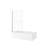 55"-60" W x 60" H Brushed Nickel Reversible Installation Double Bypass Sliding Shower Door Aluminium Alloy Frame Bathtub,1/4"(6MM) Tempered Glass With Nano Explosion-proof Membrance,Easy Installation-122862277