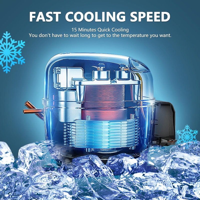 Coolers 12 Volt Refrigerator, 61 Quart(58L) Super Large Single Zone Car Refrigerator, Electric Cooler with 12/24V DC, Car Fridge Portable Freezer Compressor Cooler for Car Truck RV Travel Camping and Home Use