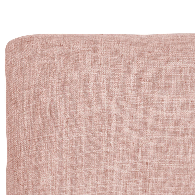 Chaise Aspasius, Lin quartz rose texturé Zuma, Jaune clair