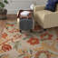 Tapis floral en laine touffeté à la main Emrick-25815974