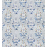 Royal Delft Floral Metallic Wallpaper Roll