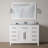 Zareh 48 " W Freestanding Standard Single Vanity Bathroom Vanity With Quartz Top with Mirror-1643273719