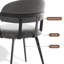 47cm H Upholstered Metal Side Chair-1909612314