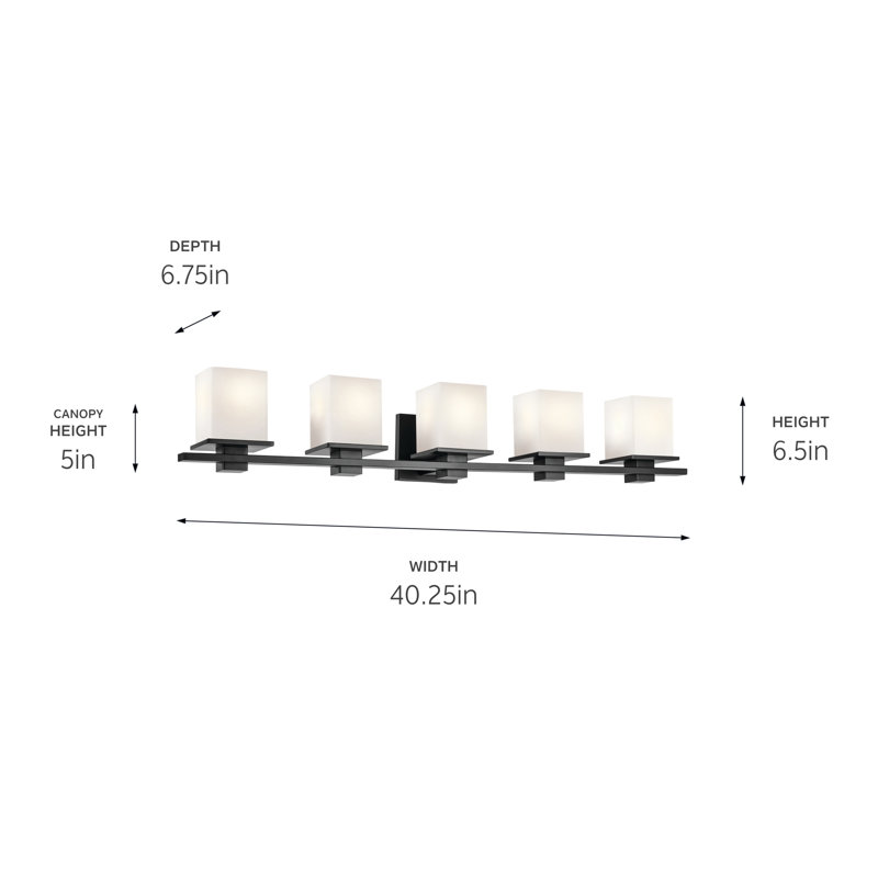 Nicoli 5 - Light Dimmable Vanity Light