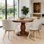 Swivel Linen Modern Upholstered Back Dining & Side Chair-318539173-496446517