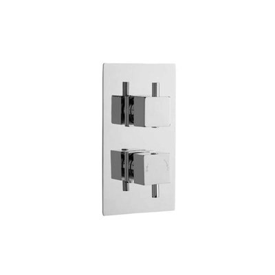 Lima Thermostatic Rain Shower Set with Ultra-Thin Square Showerhead