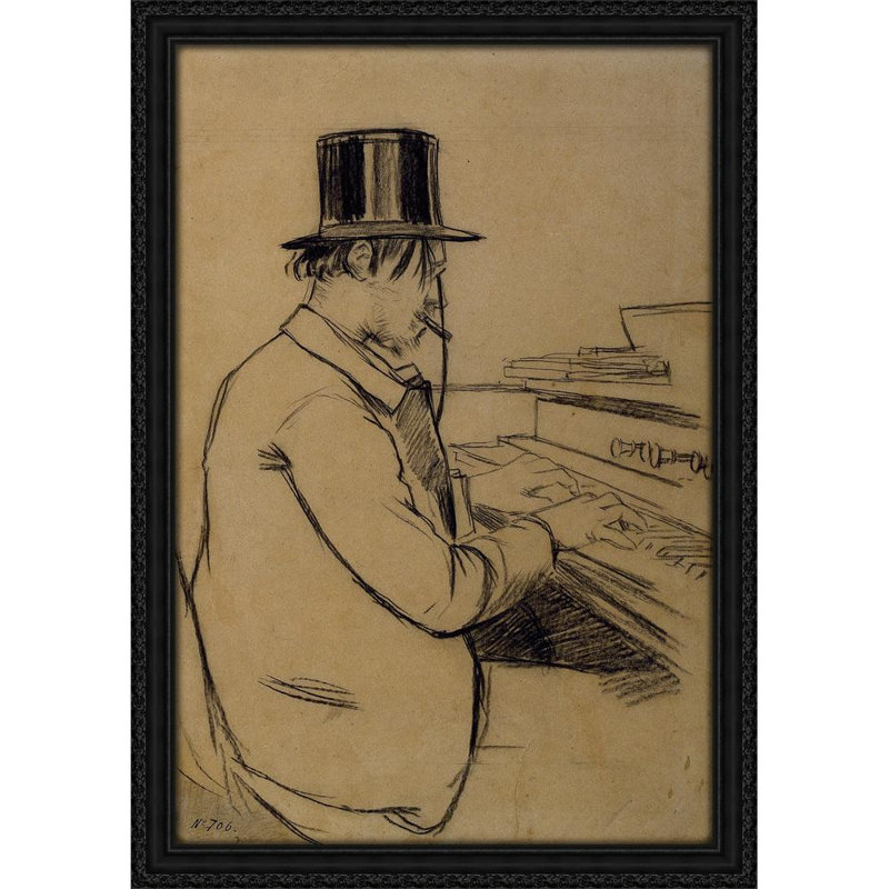 Portrait d'Erik Satie jouant de l'harmonium (1891)