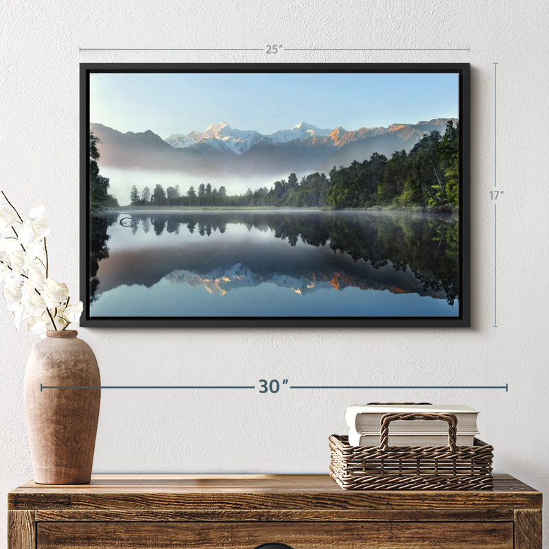 Nature "Réflexion du lac Matheson", H 25 po x l 17 po