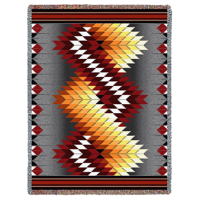 Couverture de tourbillon Pure Country Weavers, Rouge / Orange