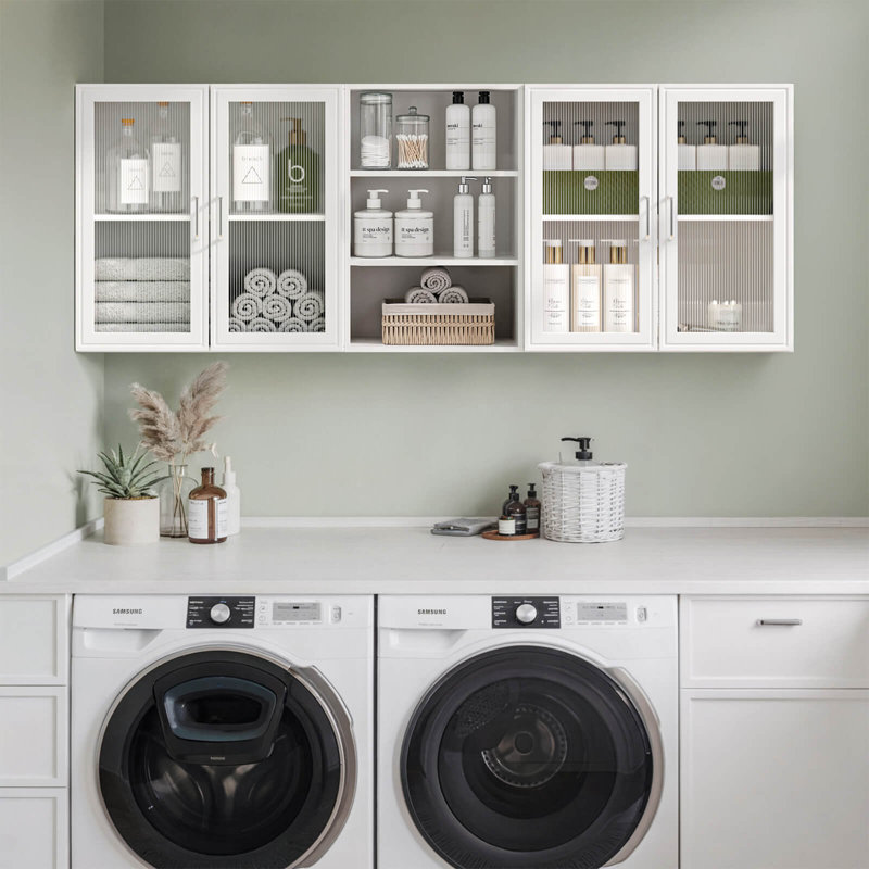 Laundry Room Cabinets Shelves Set