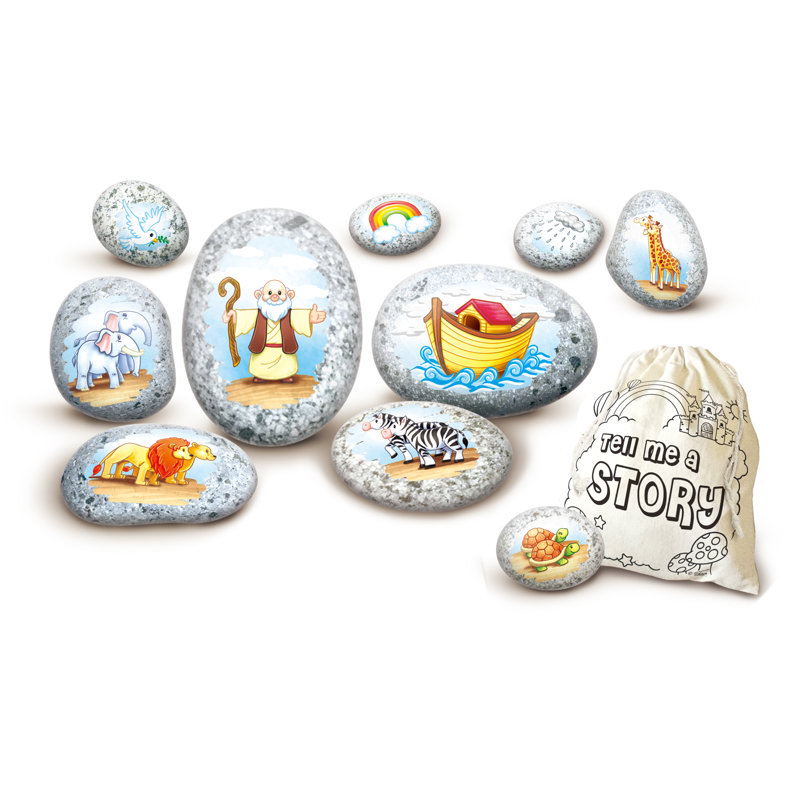 Story Stones - Trois petits cochons, L'arche de Noé