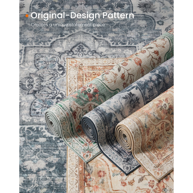 Eily Oriental Braided 92cm X 170cm Area Rug
