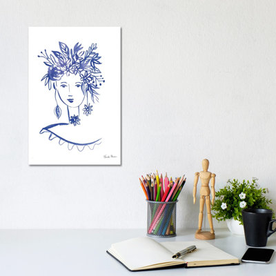 Flower Girl I by Farida Zaman - Wrapped Canvas Painting