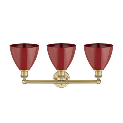 Éclairage pour meuble-lavabo 3 lumières 25,5 pouces Anglie Dome