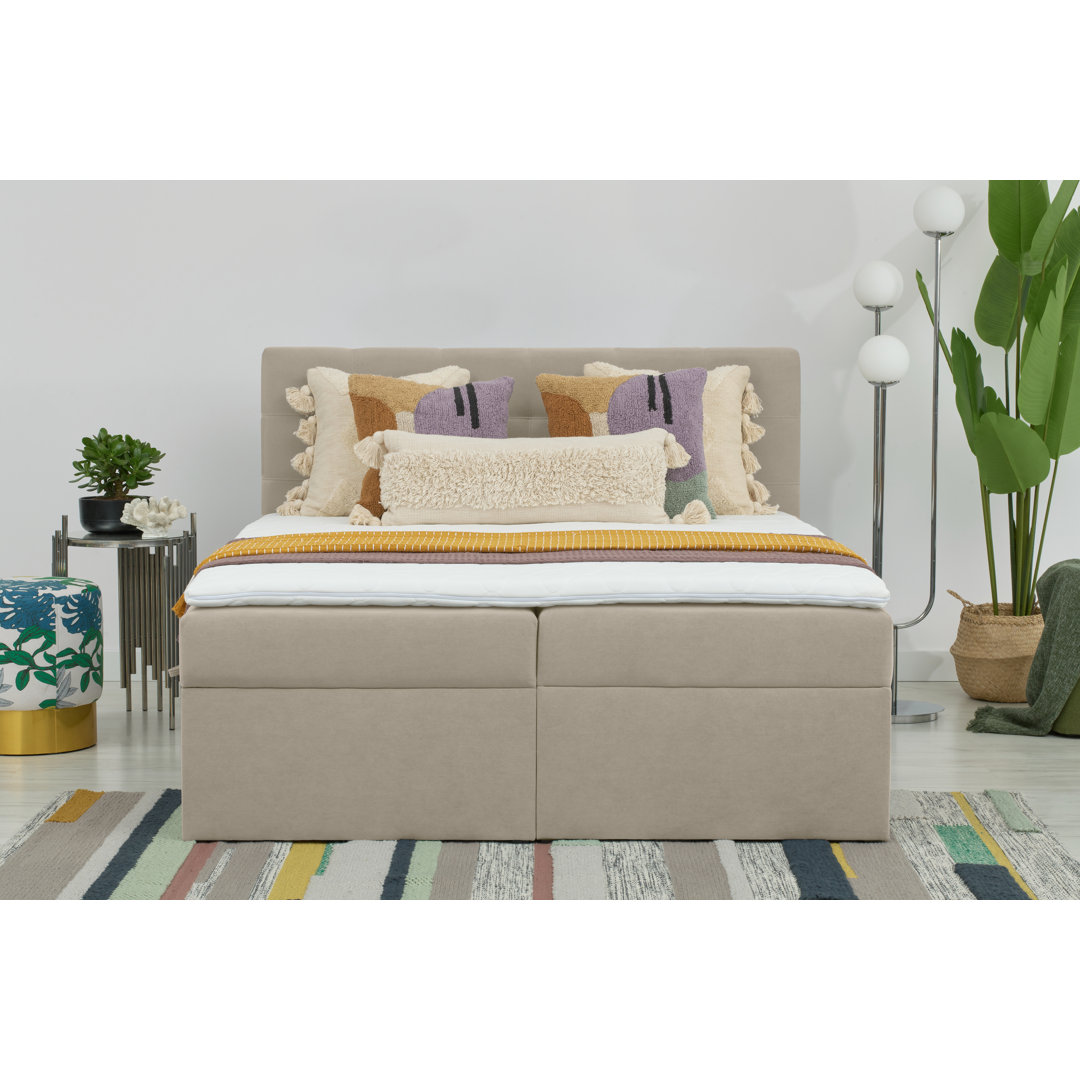 Boxspringbett Galoppa mit Topper und Bettkasten