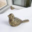 Bouchon de porte robuste en fonte - Évitez de percer des trous avec poignée en métal antique et antique pour les portes de bureau, de maison, de chambre à coucher et d'extérieur (2 pièces oiseaux de bronze)-126446275