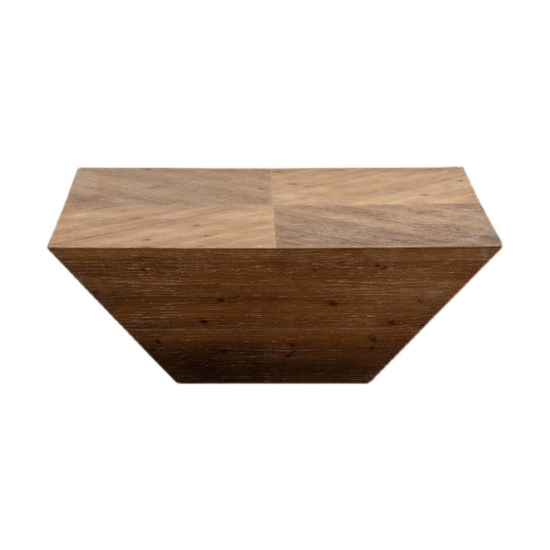 Retro Walnut Solid Wood Free form Coffee Table