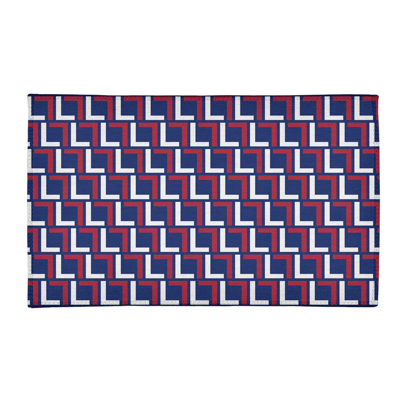 Chenille Geometric Indoor Rug, Rectangle 4' x 6'