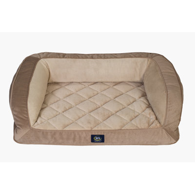 Serta Quilted Couch Pet Bed