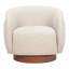 Chaise pivotante beige