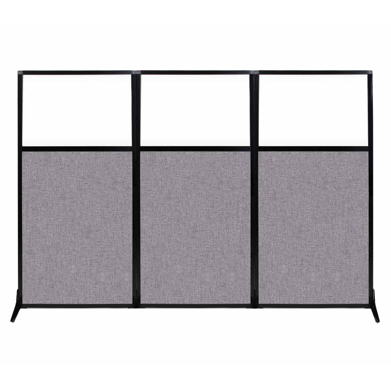 Paravent autoportant, H 70 po x l 99 po, Gris nuageux