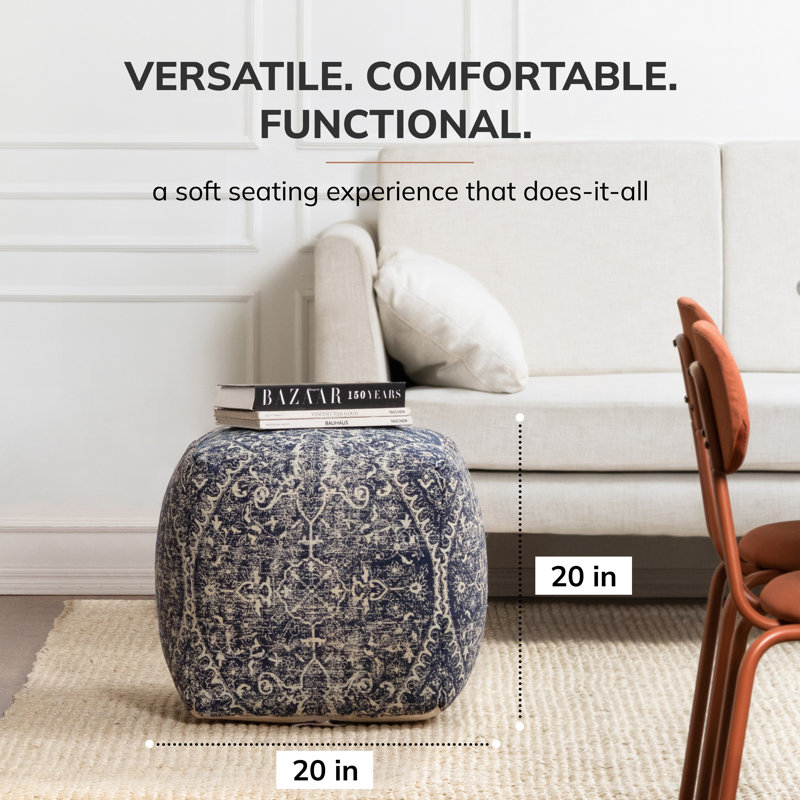 Elsmere Upholstered Pouf