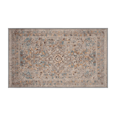 Machine Washable Gray Area Rug