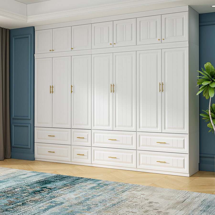 Amaurys Solid + Manufactured Wood Armoire