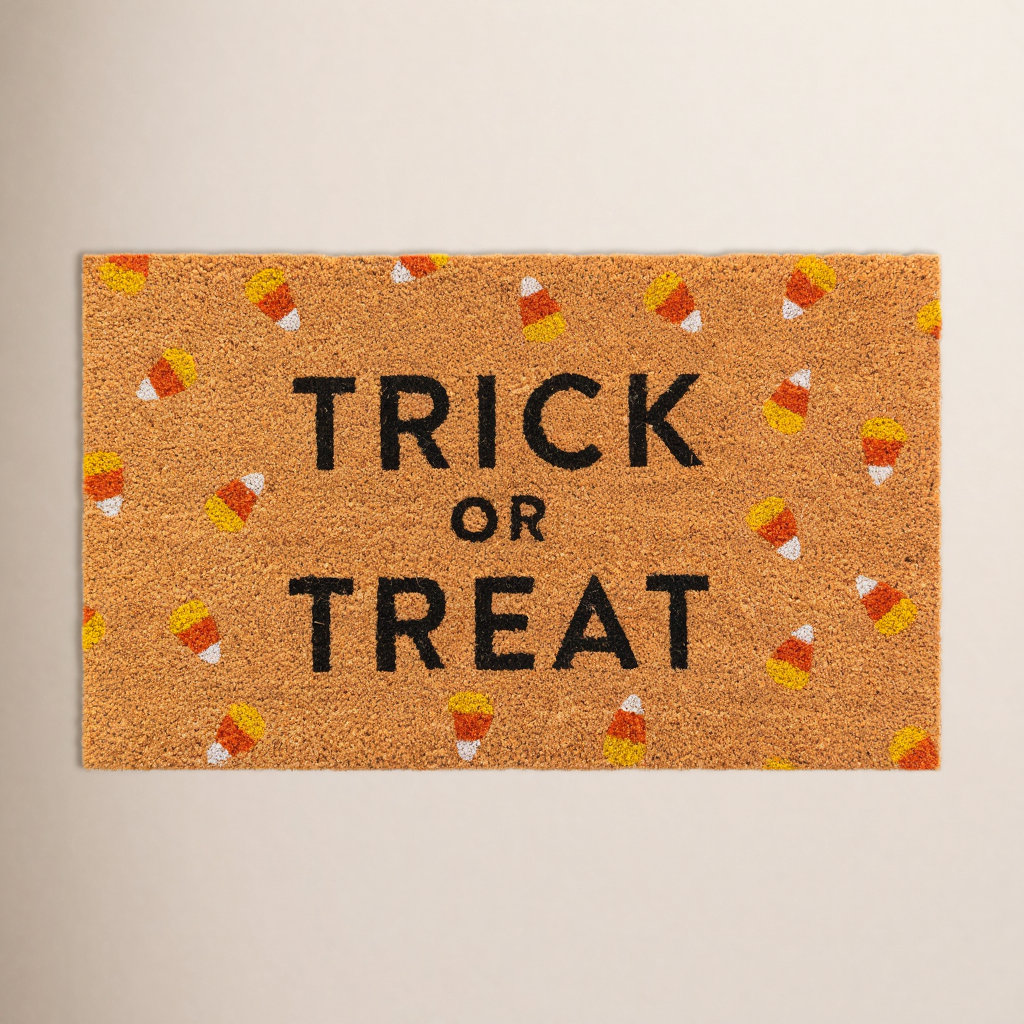 Non-Slip Halloween Outdoor Doormat, Rectangle 1'6" x 2'6"