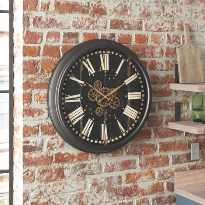 Necaise Wood Wall Clock
