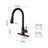 Matte Black Pull Out Spray Kitchen Faucet: Stainless Steel, 360 Rotatable Nozzle, Corrosion Finish, Single Handle For Diverse Water Control Requirements In Various Spaces And Settings Faucet, Black:-320239577