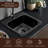 Hand Hammered Baxter Drop-In Single Bowl Bar Prep Sink 15"-48321370