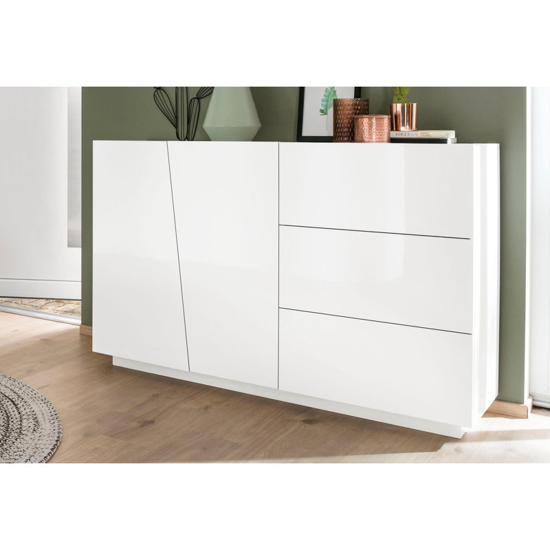 Taki 355.6cm Sideboard, White