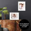 Cadre photo avec moulures en bambou et verre incassable et passe-partout - pour la table ou le mur-113789507-113789506