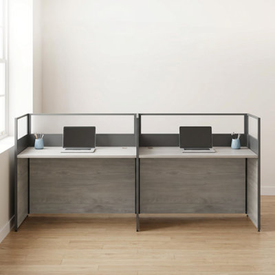 Bureau rectangulaire pour 2 personnes, bureau Cubi