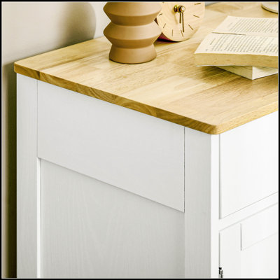 Modern Accent Cabinet with Spacious Drawer and Compartments for Stylish Storage and Home Organization by Ebern Designs
