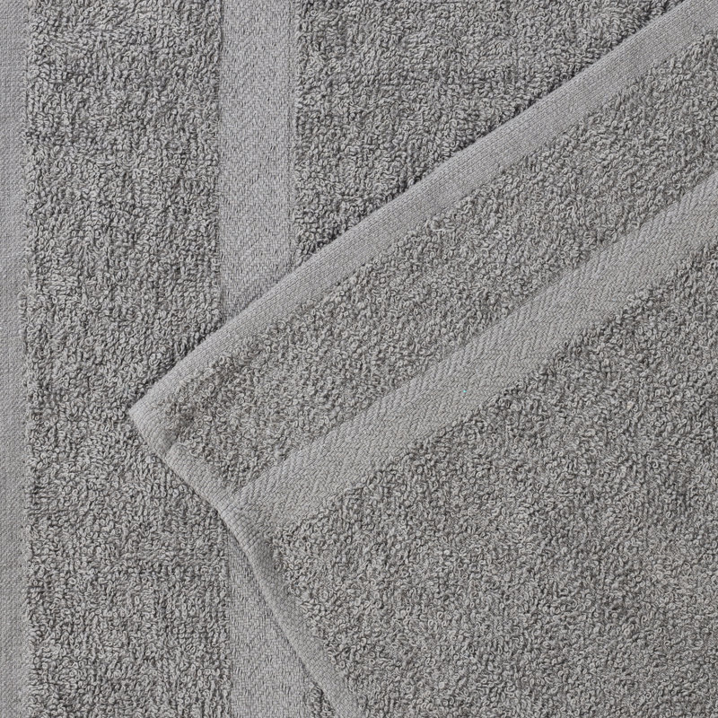  Essuie-mains léger à séchage rapide 100% coton Franklin, Blanc, 24 Pieces Towel Set