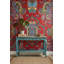 Papier peint motif abstrait motif cachemire Paisley