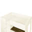 Lit mezzanine beige avec tiroirs, tablettes et bureau - Tablettes de rangement en bois d'excellente performance