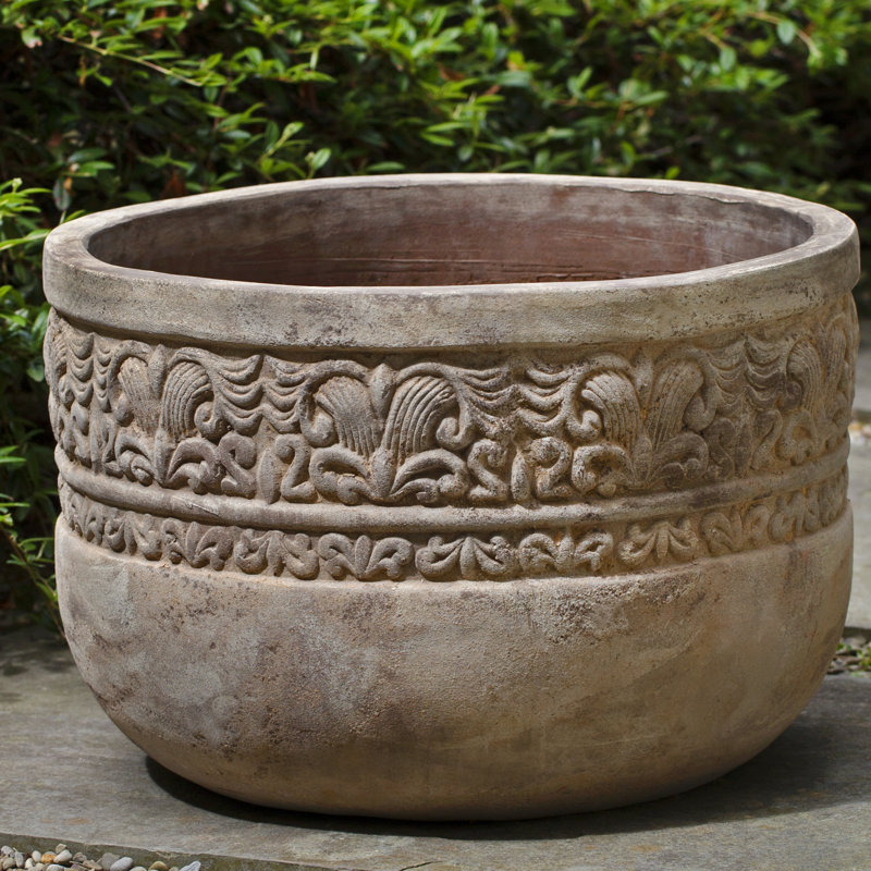 Ensemble de pots à fleurs en terre cuite 3 pièces Quebrada, Terre cuite antique