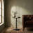 Alexander Hammered Metal Table, Black-574419064