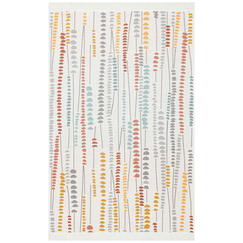 Selina Cotton Flatweave Area Rug, Rectangle 120 x 180cm