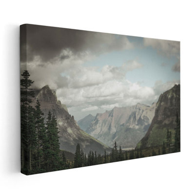 Glacier National Park Gateway - reproduction d'art sur toile