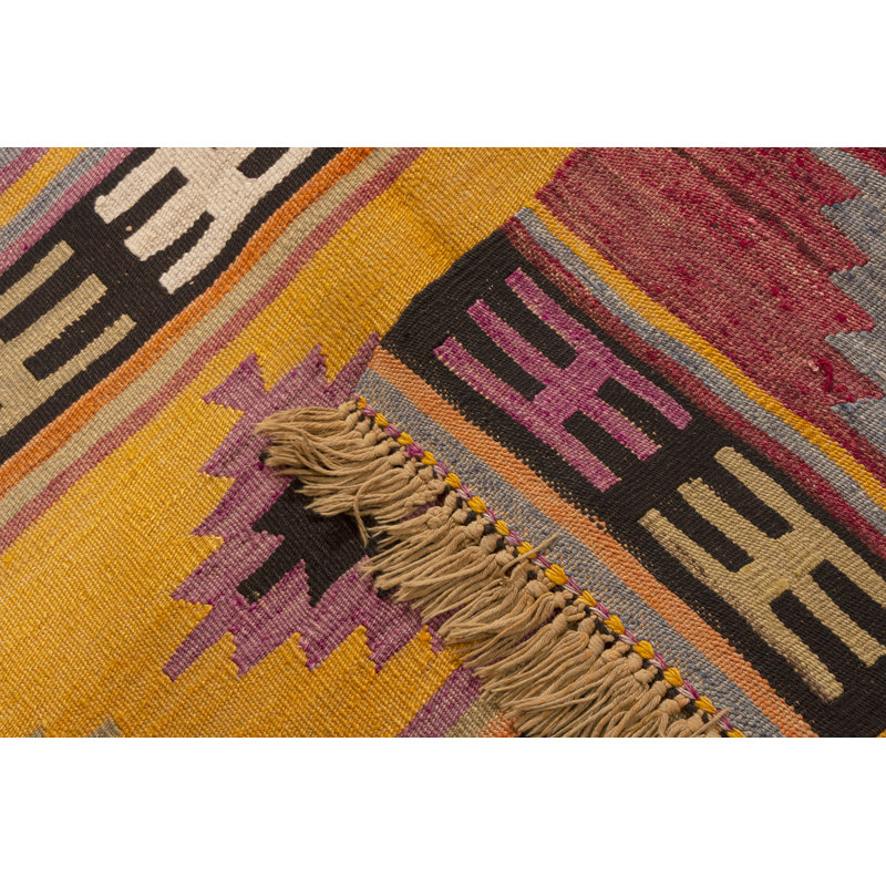 One-of-a-Kind 4'2" X 10'3" Hand Knotted Area Rug