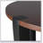 Acacia Solid Wood Side Table With Circular Top And Minimalist Base For Modern Interiors And Outdoor Use