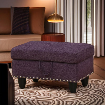 Repose-pieds Titan Amaranth Linen