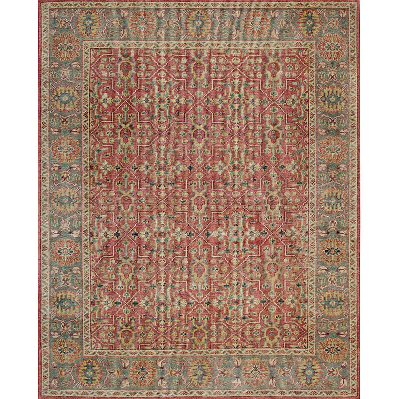 Rust Hand Knotted Wool Area Rug, Rectangle 10' x 14'